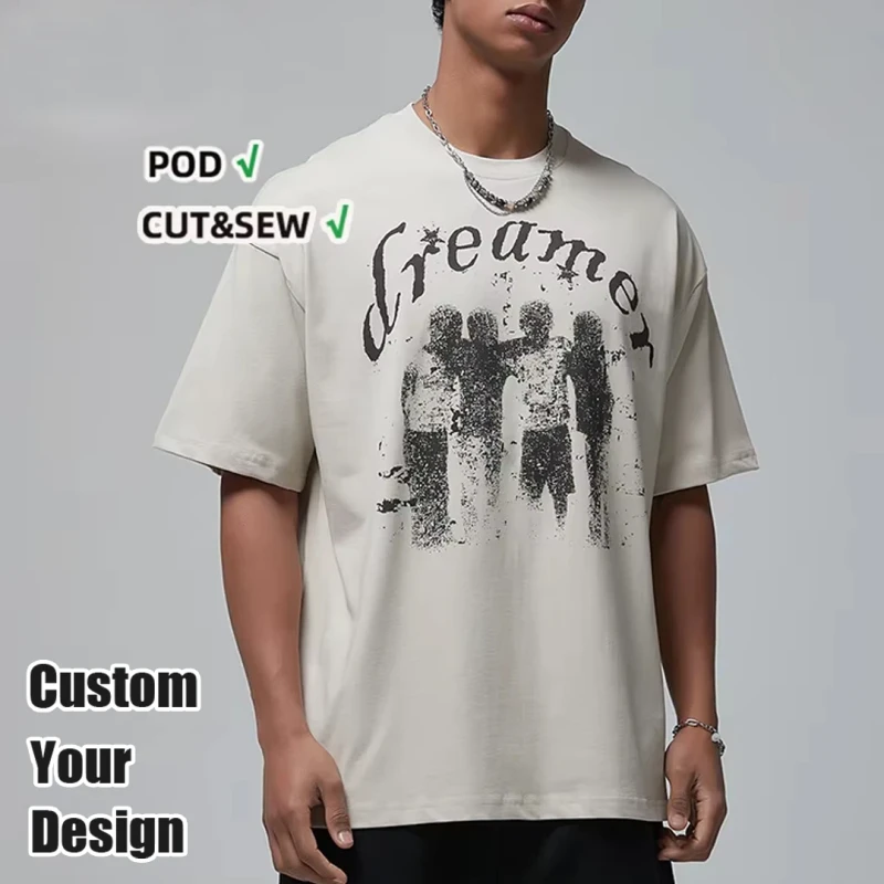 Manufacturer-Blank-Plain-Tshirt-Ready-To-Print-Custom-Logo-Summer-T-shirt-100-Cotton-Breathable-Mens-T-shirt