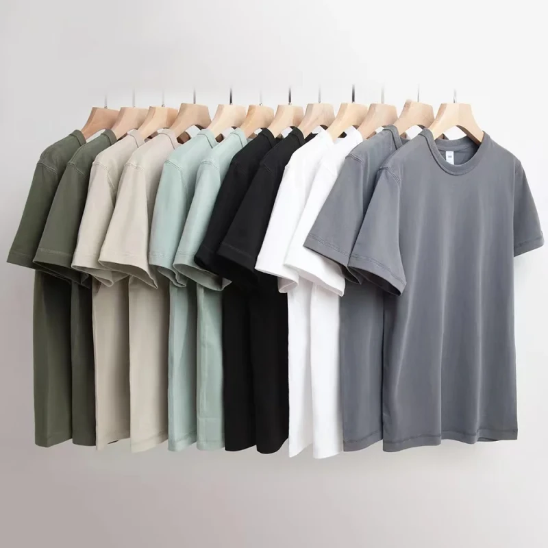 Manufacturer-Custom-Plain-Oversized-Cotton-Polyester-Tee-Men-Printing-Logo-Tshirt-High-Quality-Unisex-T-shirt