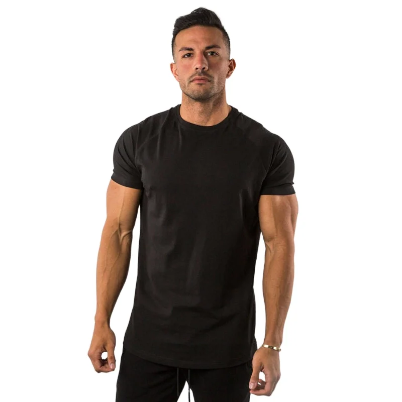 Manufacturer-High-Quality-Custom-Printing-Logo-Fitness-Workout-Gym-Cotton-Spandex-T-shirt-Slim-Fit-Men-T-Shirt