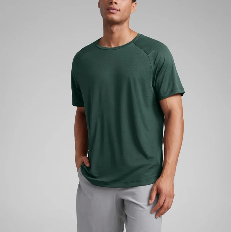 Manufacturer-Lightweight-Sports-T-shirt-Mens-Quick-Dry-Running-Breathable-Stretchy-Training-Moisture-Wicking-Gym-Tops-Fitness