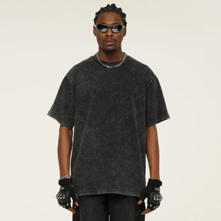 Manufacturer-ODM-OEM-Mens-Oversized-T-shirt-Faded-Look-Effect-Heavyweight-Cotton-Drop-Shoulder-Tee-Customizable-Logo