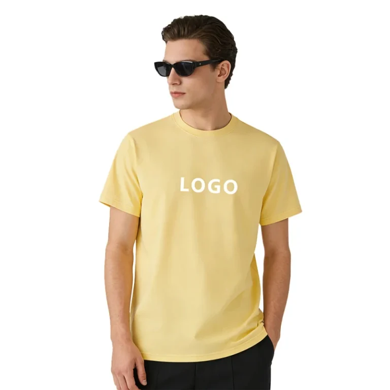 Men-100-Cotton-T-Shirt-220g-Solid-Streetwear-Knitted-Regular-Fit-Short-Sleeve-Blank-Custom-Logo-in-Bulk