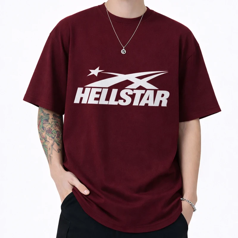 Men-Blank-Basic-T-Shirt-100-Cotton-Solid-Color-Heavyweight-Oversized-Tee-Custom-Branding