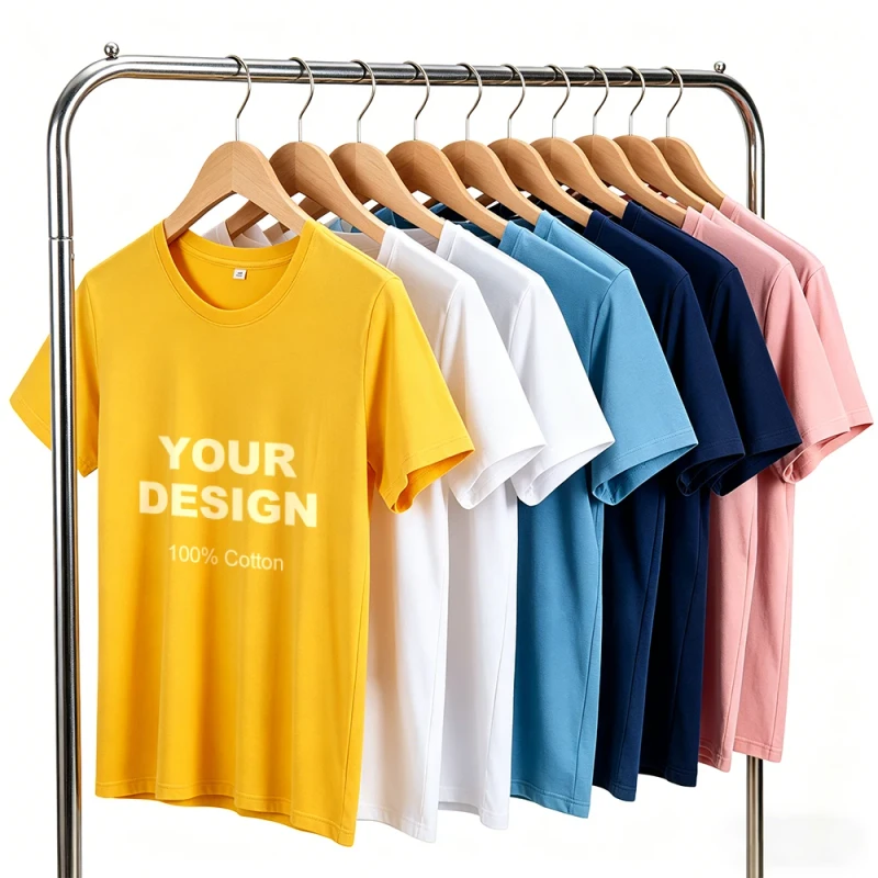 Men-Cotton-Promotional-T-Shirt-Crew-Neck-Short-Sleeve-Tops-for-High-End-Promotional-Merchandise