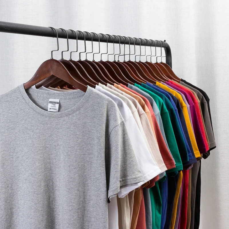 Men-Cotton-T-shirt-Short-Sleeve-Mens-T-shirt-100-Organic-Cotton-Tee-Blank-Hem-O-neck-T-Shirt-Men