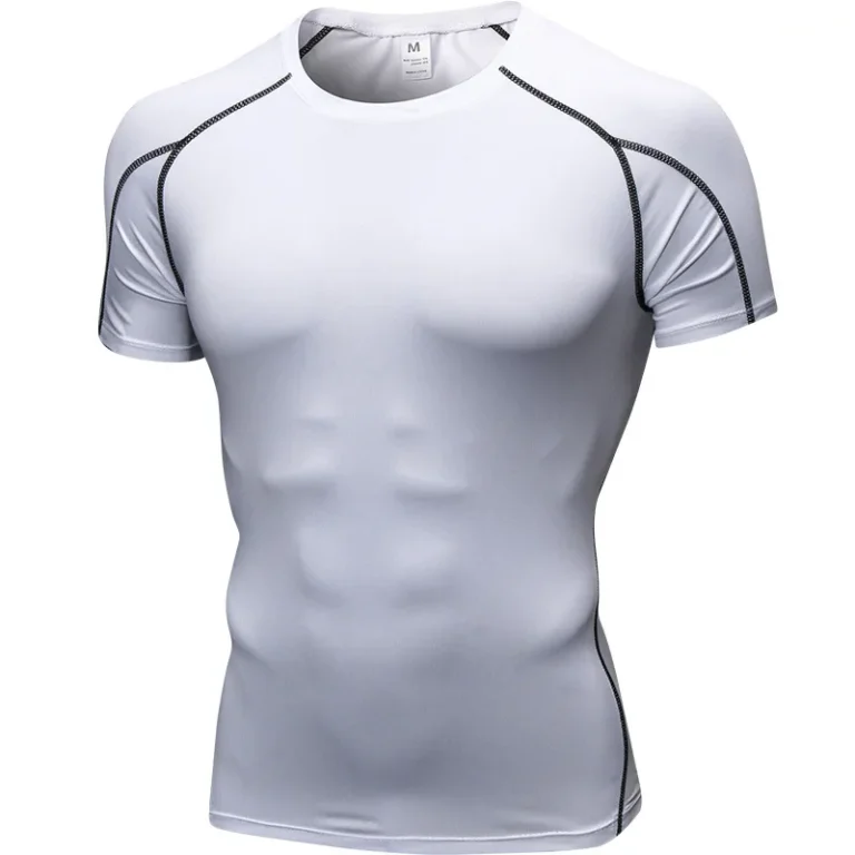 Men-Gym-Seamless-Sportswear-Apparel-Clothing-Running-Compression-Breathable-Fitness-T-Shirts