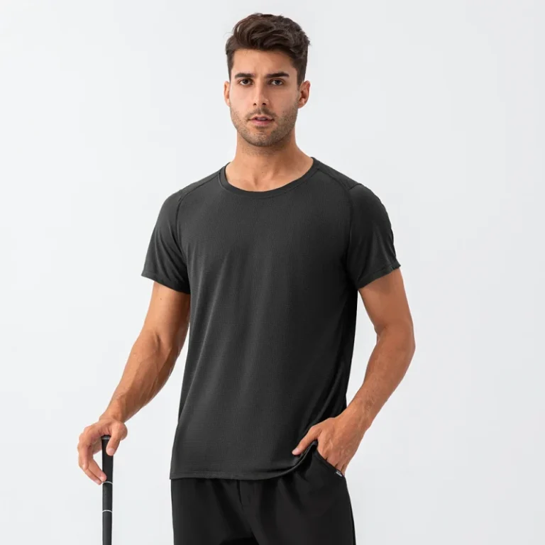 Men-Performance-T-Shirt-Antibacterial-Cooling-Running-Gym-Workout-Top
