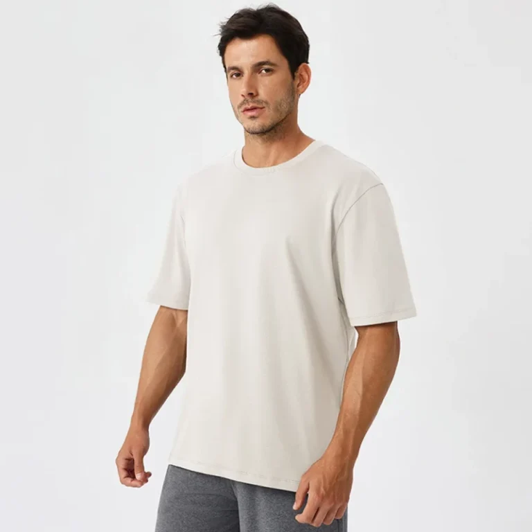 Men-Performance-T-Shirt-Loose-Fit-Quick-Dry-Fitness-Training-Running-Top