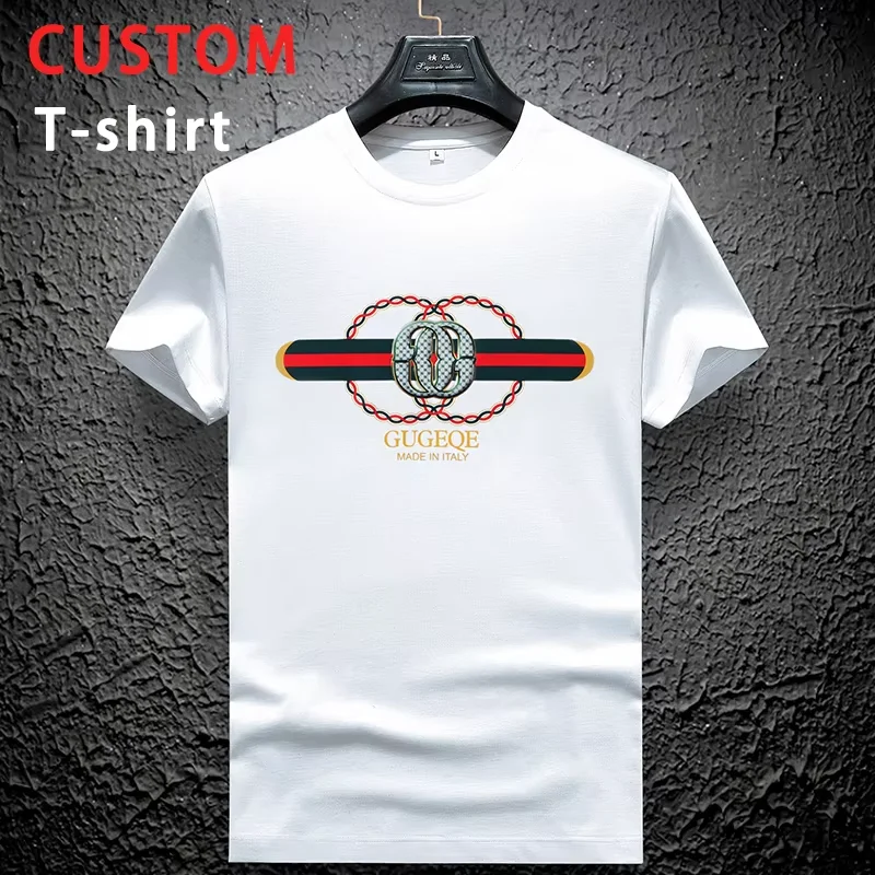 Men-Summer-Leisure-New-High-Quality-Sports-T-shirt-Custom-Design-LOGO-with-Pattern-Breathable-Short-Sleeved-Shirt