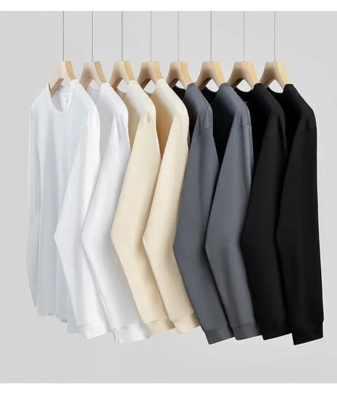 Men-T-Shirts-100-Cotton-Custom-Long-Sleeve-Shirts