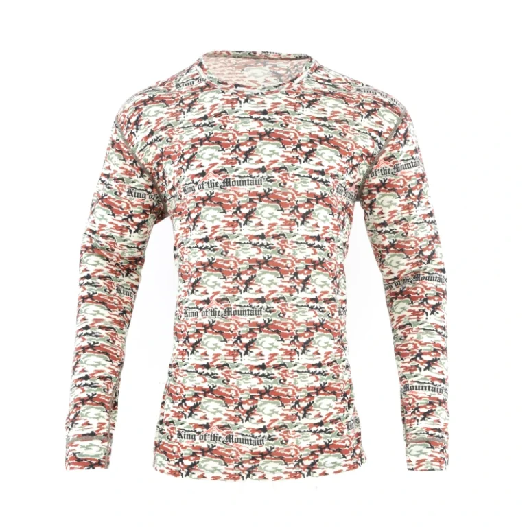 Men-pink-Camouflage-Crew-Neck-Long-Sleeve-Hunting-T-shirt