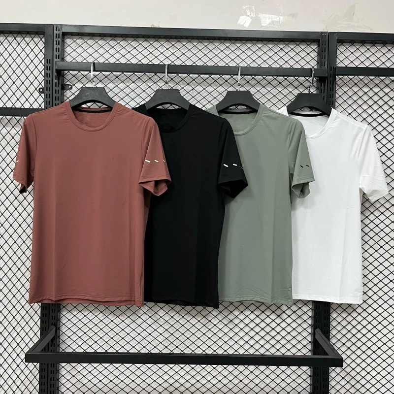 Men-s-Athletic-Performance-T-Shirt-Ice-Silk-Quick-Dry-Seamless-Gym-Fitness-Top-Running-Outdoor-Sports-Short-Sleeve-Tee
