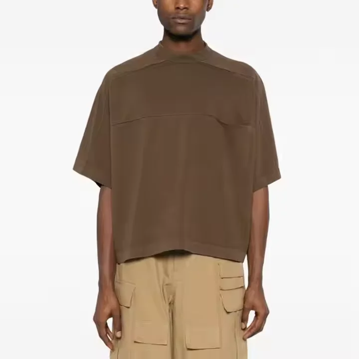 Mens-100-Cotton-Blank-T-shirt-High-Quality-Custom-logo-Design-Oversized-Casual-Ribbed-Round-Neck-Shoulder-T-shirt