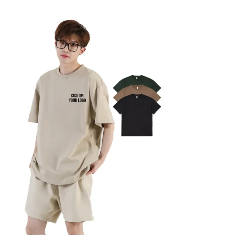 Mens-100-Cotton-Short-Sleeve-Regular-Fit-Eco-Friendly-240g-Silk-Screen-Printed-T-Shirt-O-Neck-Collar-Blank-1