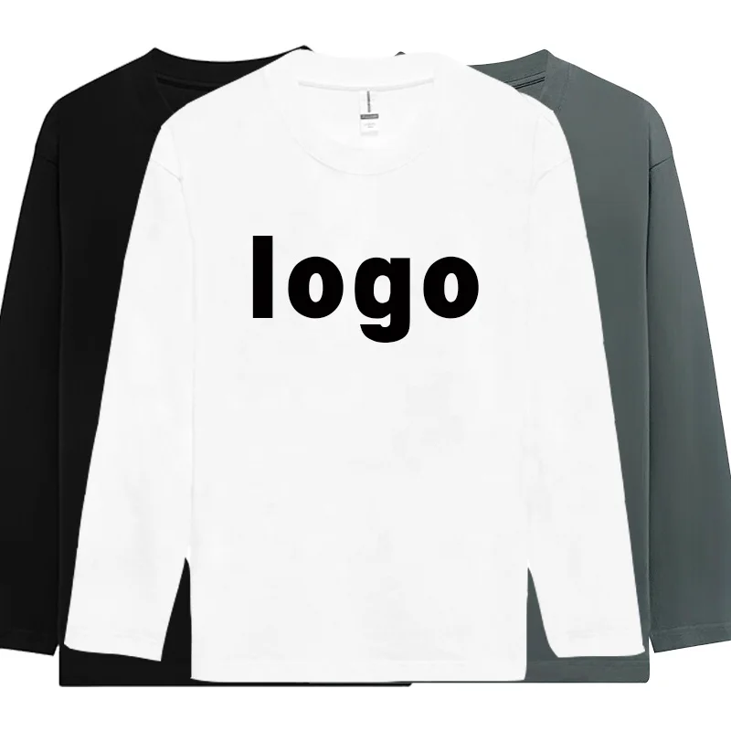 Mens-220g-Cotton-Long-Sleeve-T-shirt-Solid-Color-Blank-Long-Sleeve-T-shirt-Custom-logo-Long-Sleeve-T-Shirt