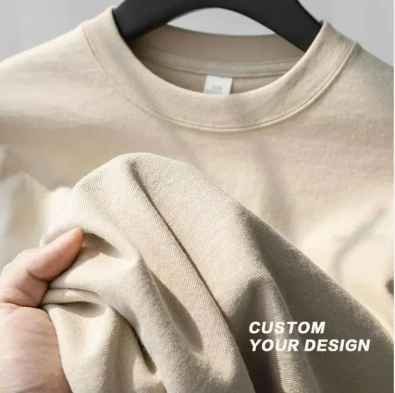 Mens-230gms-Cotton-Short-Sleeve-O-Neck-T-Shirt-Solid-Color-Simple-Loose-Casual-Tops-Blank-Design