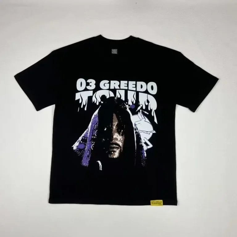 Mens-Black-100-Organic-Cotton-Short-Sleeve-T-Shirt-Hip-Hop-Artist-Portrait-Print-High-Street-180-Grams-Breathable-Eco-Friendly