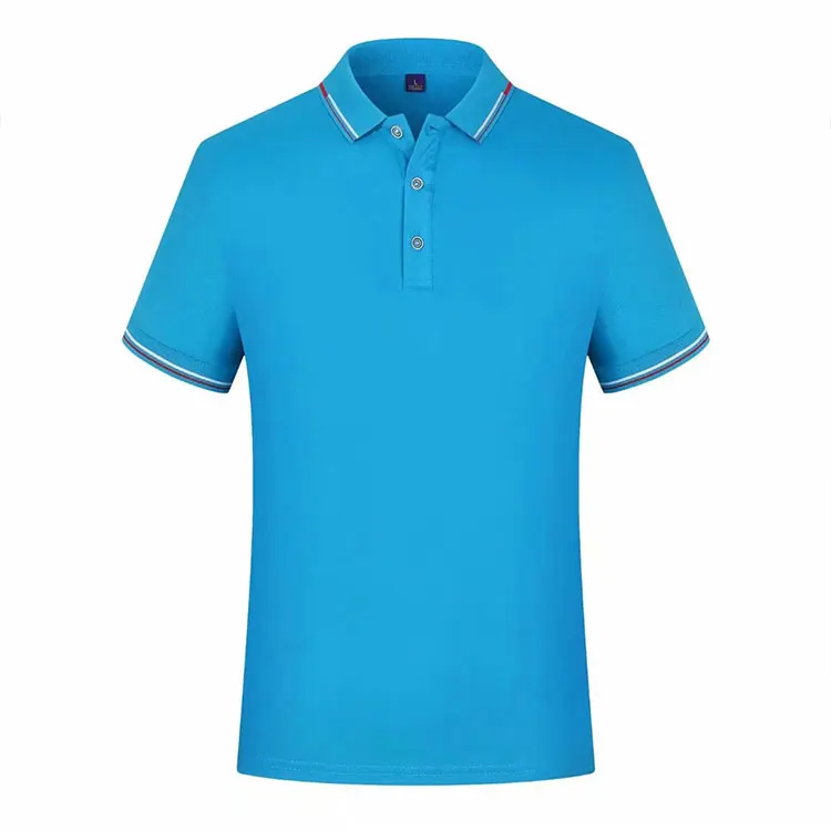 Mens-Black-Polo-T-shirt-Tee-Shirt-Plain-Fitness-Tshirt