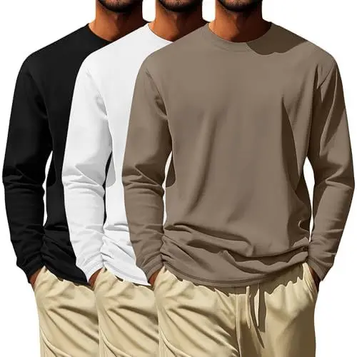 Mens-Casual-Large-Size-Knitted-Cotton-Long-Sleeve-T-Shirt