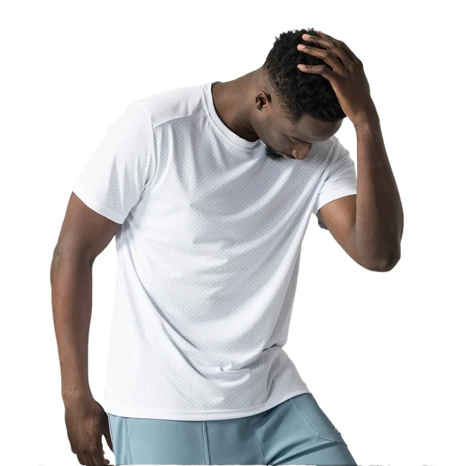 Mens-Casual-Sports-Short-Sleeve-Fitness-Workout-T-Shirt-Quick-Dry-Running-Top-Size-Gym-Training