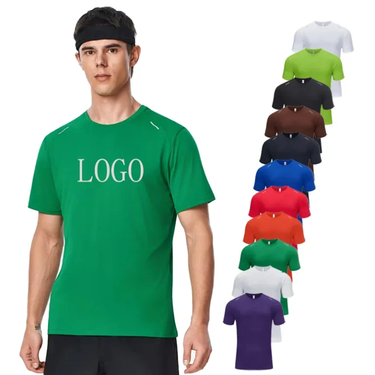 Mens-Casual-Sports-T-Shirt-100-Polyester-Short-Sleeve-Quick-Dry-Moisture-Absorbing-Breathable-Loose-Fit-Running-Fitness-Solid