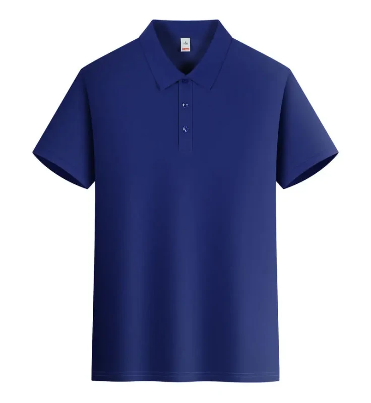 Mens-Classic-Polo-T-Shirt-Lightweight-Soft-Fabric-Turn-Down-Collar-Button-Placket-Top-for-Office-Business-and-Casual-Fashion