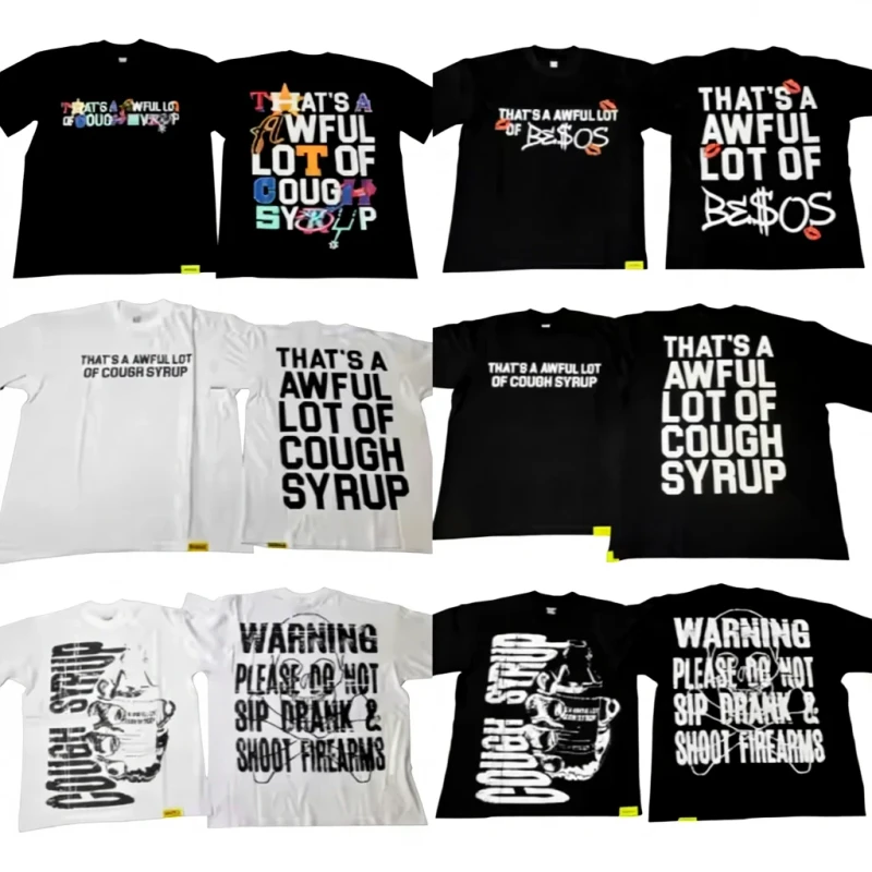 Mens-Clothing-Y2K-T-Shirts-Streetwear-Tees-100-Cotton-THATS-a-AWFUL-LOT-of-COUGH-SYRUP-T-Shirts-for-Men