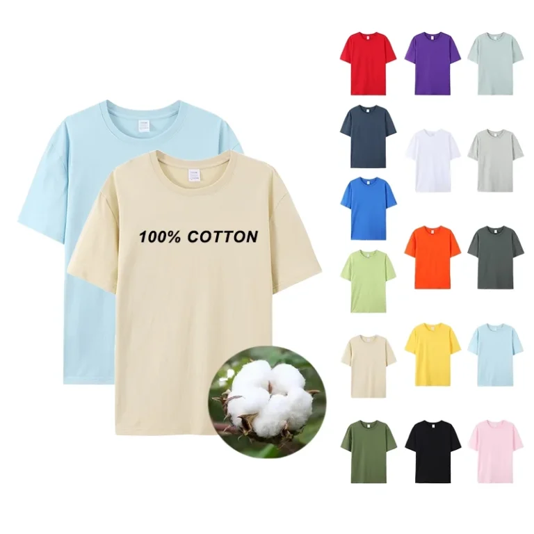 Mens-Cotton-T-Shirt-Customizable-Logo-Loose-Leisure-Style-Quick-Dry-Hip-Hop-Fitness-Sportswear-Screen-Factory-Direct