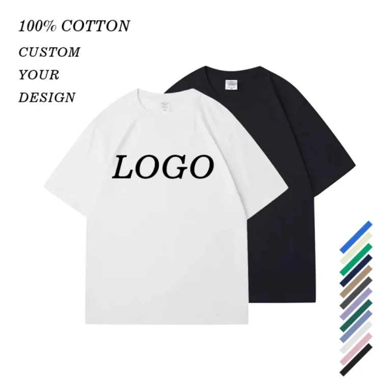 Mens-Cotton-T-Shirts-Custom-Logo-Oversized-Short-Sleeve-Drop-Shoulder-Round-Neck-Soft-Sport-Fashion-Plain-Tshirts-for-Printing