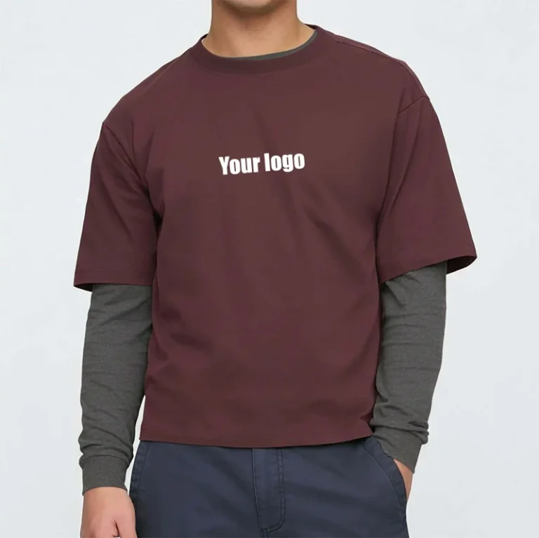 Mens-Crew-Neck-Short-Sleeve-T-Shirt-200g-Polyester-Cotton-Blend-High-Quality-Summer-Youth-Style-Eco-Friendly-Blank-OEM-1