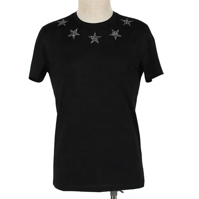Mens-Crew-Neck-t-Shirts-Black-Cotton-Short-Sleeve-T-shirt-Mens-Scoop-Neck-t-Shirt-Basic-Mens-Tshirts