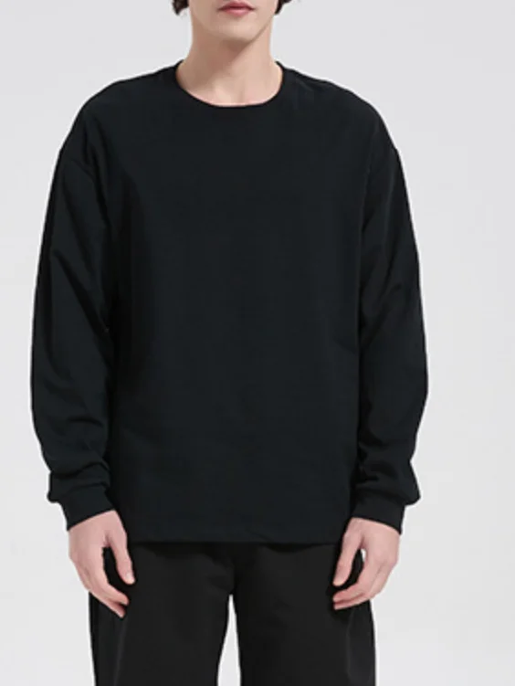 Mens-Custom-Color-Oversized-Long-Sleeve-T-Shirt-Casual-Crew-Neck-Loose-Fit-Cotton-Tee-for-Daily-Streetwear