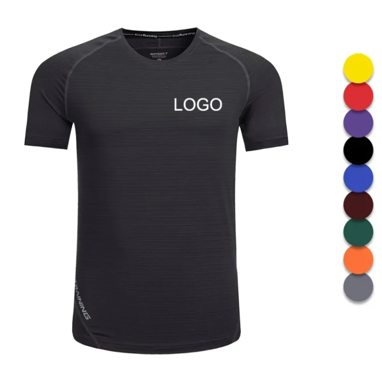 Mens-Custom-Quick-Dry-Gym-Sports-T-Shirts-Polyester-Tee-Digital-Printing-Blank-Solid-Pattern-Woven-Fabric-O-Neck-Short-Sleeve