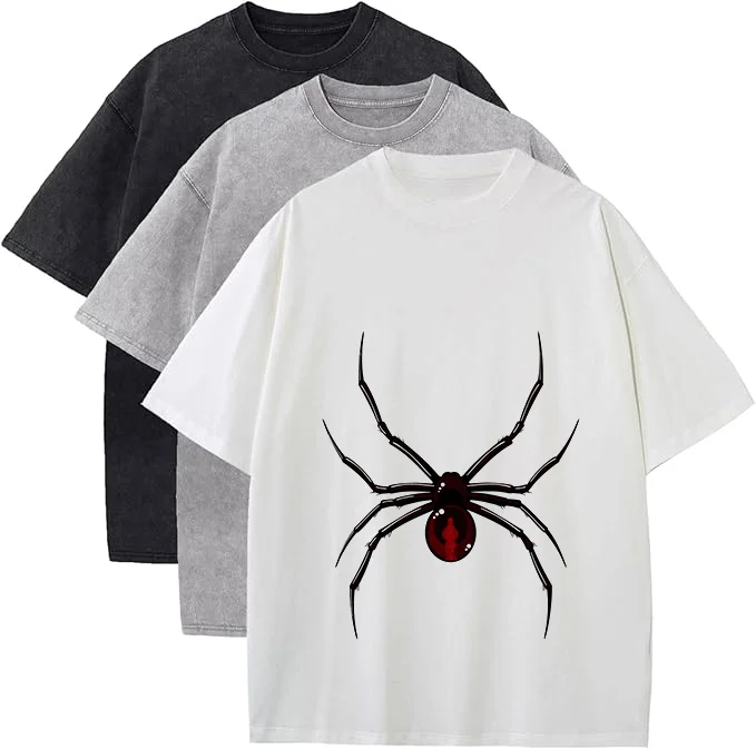 Mens-Graphic-T-Shirts-Oversized-lightweight-Boxy-Thick-Streetwear-Hip-Hop-Style-with-O-Neck-Short-Length