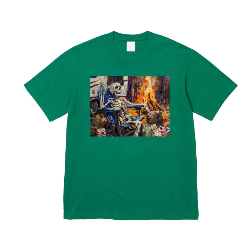 Mens-Graphic-T-shirts-Heavyweight-Boxy-Thick-T-shirt-for-Streetwear