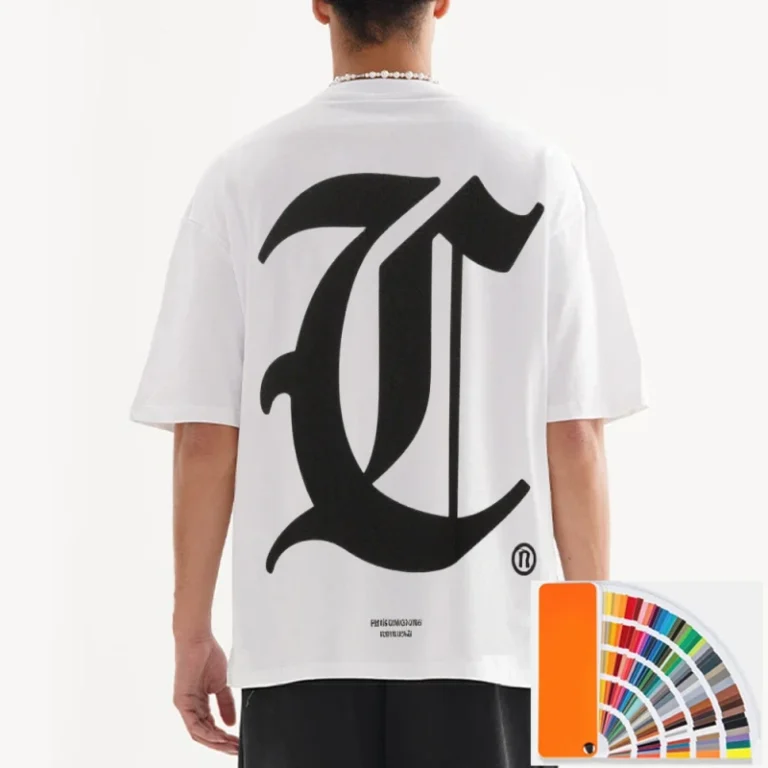 Mens-Heavy-280gsm-100-Cotton-Oversized-O-Neck-T-Shirt-Custom-Graphic-Printing-White-Blank-Plain-T-Shirts-Knitted-Fabric