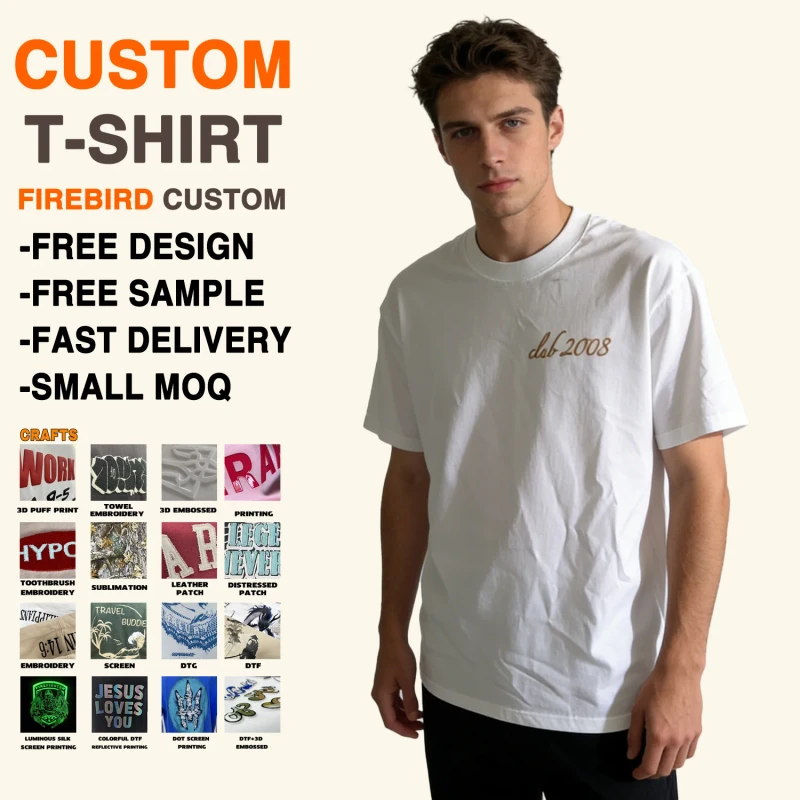 Mens-Heavyweight-Knitted-100-Cotton-Breathable-Eco-Friendly-Casual-Character-Print-Short-Sleeve-O-Neck-T-Shirt-Custom-Logo