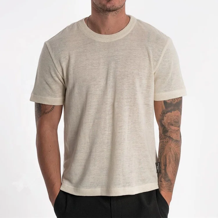 Mens-Hemp-Tshirt-Eco-Friendly-Hemp-Organic-Cotton-t-Shirt-Cotton-White-Black-t-Shirt