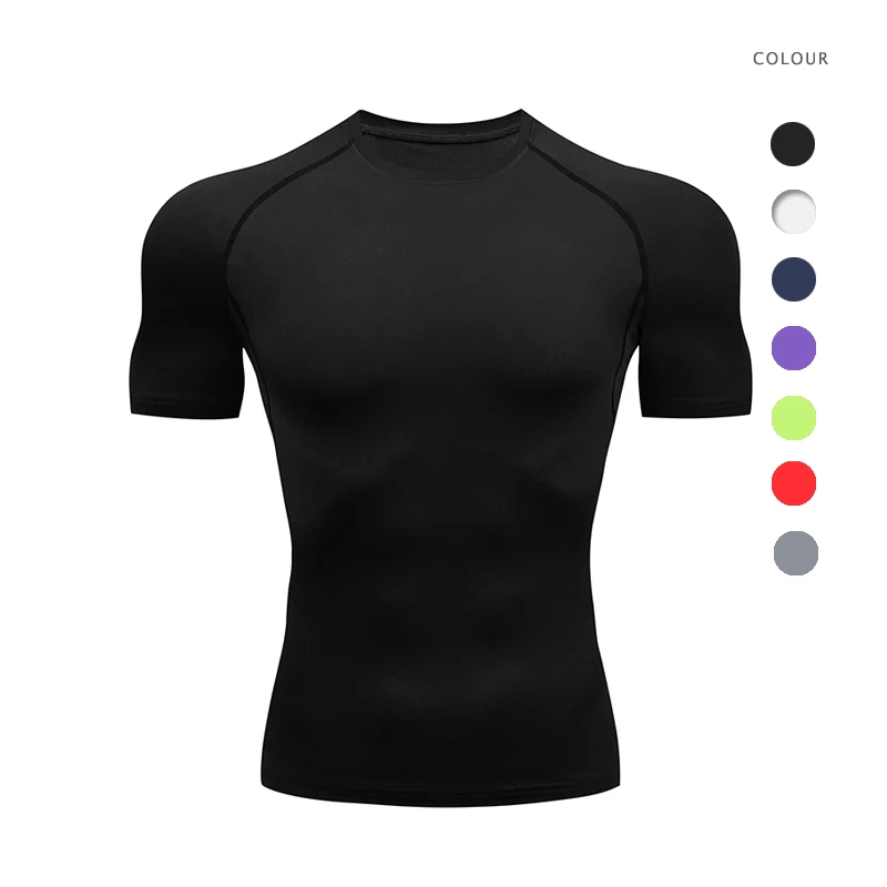 Mens-Lightweight-Short-Sleeve-T-Shirt-Quick-Dry-and-Breathable-for-Running-and-Gym-Workout-Sportswear-Training