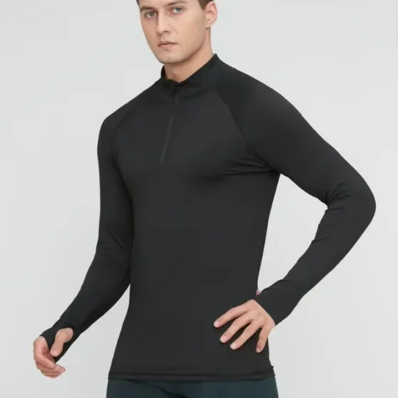 Mens-Lightweight-Sports-Training-Compression-Tight-Top-Long-Sleeve-Gym-Fitness-T-Shirt-Breathable-Sports-Wear