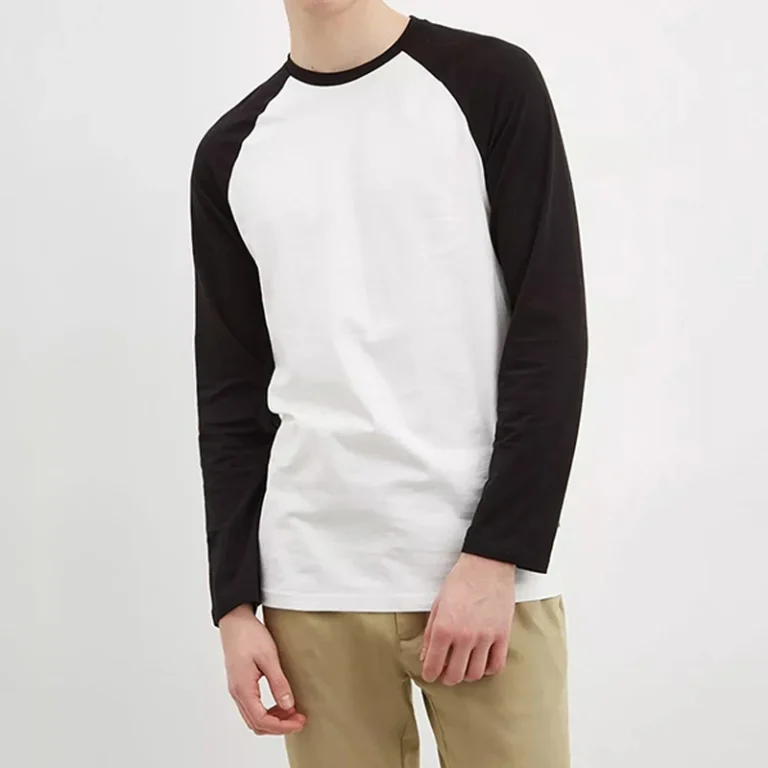 Mens-Long-Sleeve-Fashion-T-Shirts-Crew-Neck-Raglan-Color-Matching-Plain-T-Shirt-for-Man