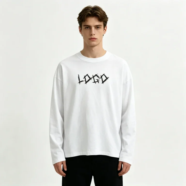 Mens-Long-Sleeve-Oversized-T-Shirts-Custom-Logo-Breathable-Cotton-Long-Sleeve-T-Shirts-300-Gsm