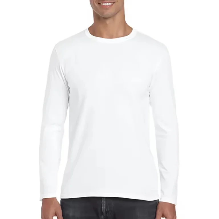 Mens-Long-Sleeve-T-Shirt-100-Cotton-220g-Woven-Fabric-Hip-Hop-Style-Oversized-Fit-Custom-Logo-Silk-Screen-Printing