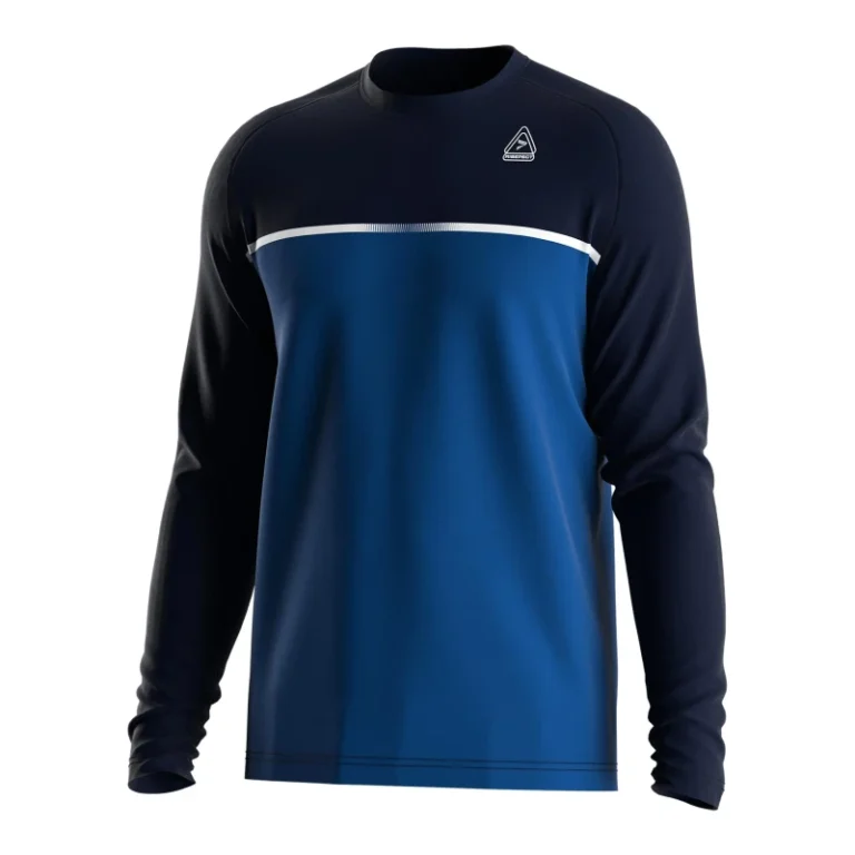 Mens-Long-Sleeve-T-shirt-with-4-Way-Stretch-Fabric-Athletic-Fit-and-Personalized-Team-Name-and-Pattern-for-Gym-Training