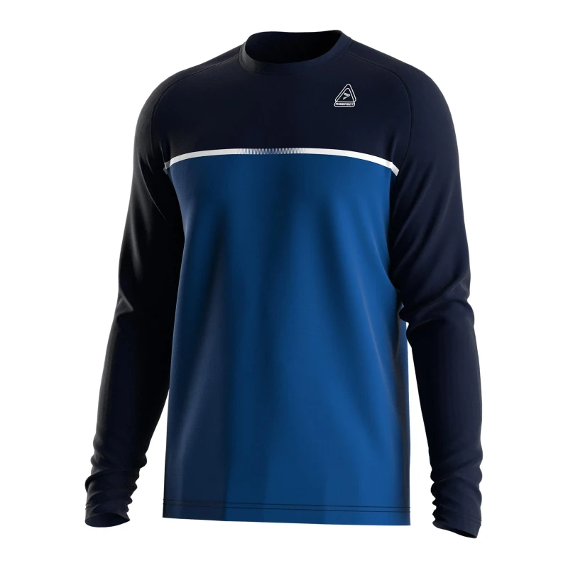 Mens-Long-Sleeve-T-shirt-with-4-Way-Stretch-Fabric-Athletic-Fit-and-Personalized-Team-Name-and-Pattern-for-Gym-Training