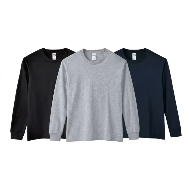 Mens-Long-Sleeved-T-Shirt-for-Cross-Border-E-Commerce-OEM-MOQ-50-Fast-Supply-Chain-220g-Vintage-Washed