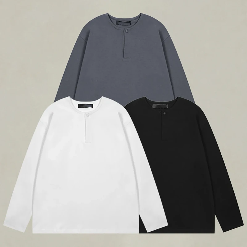 Mens-Long-sleeved-T-shirts-Drop-Shoulder-Cotton-Long-Sleeve-Boxy-T-shirt-Custom-Long-Sleeves-Tee-Shirts-1