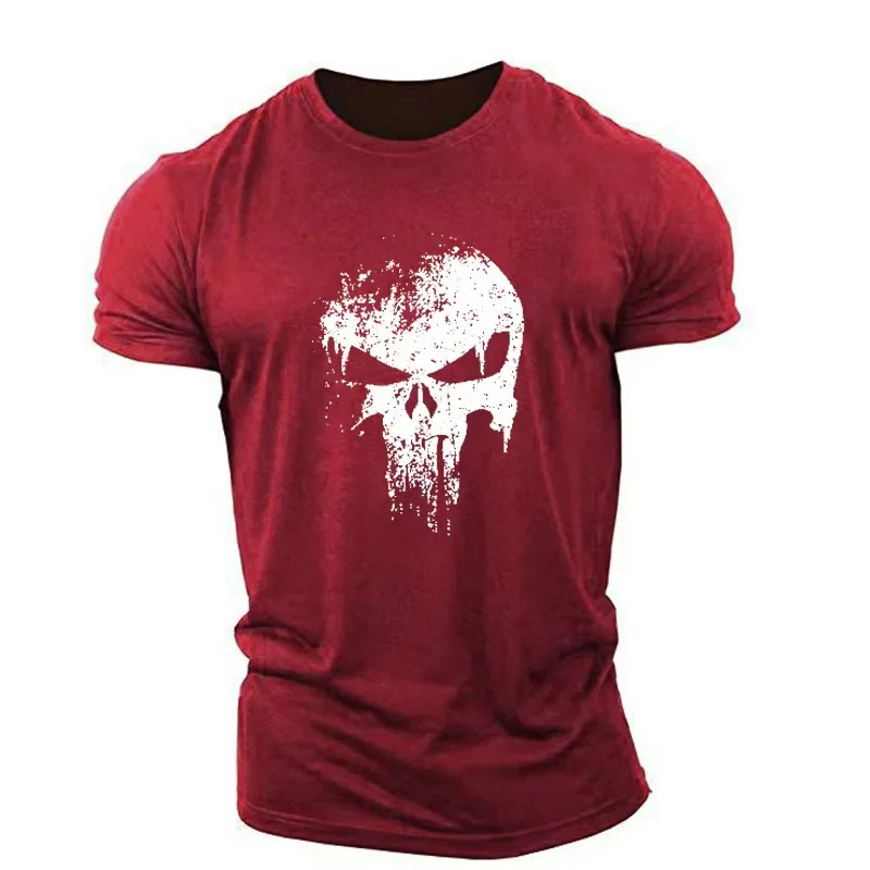 Mens-Loose-Cotton-Short-Sleeve-T-Shirt-for-Summer-Sports-Simple-and-Casual-Style