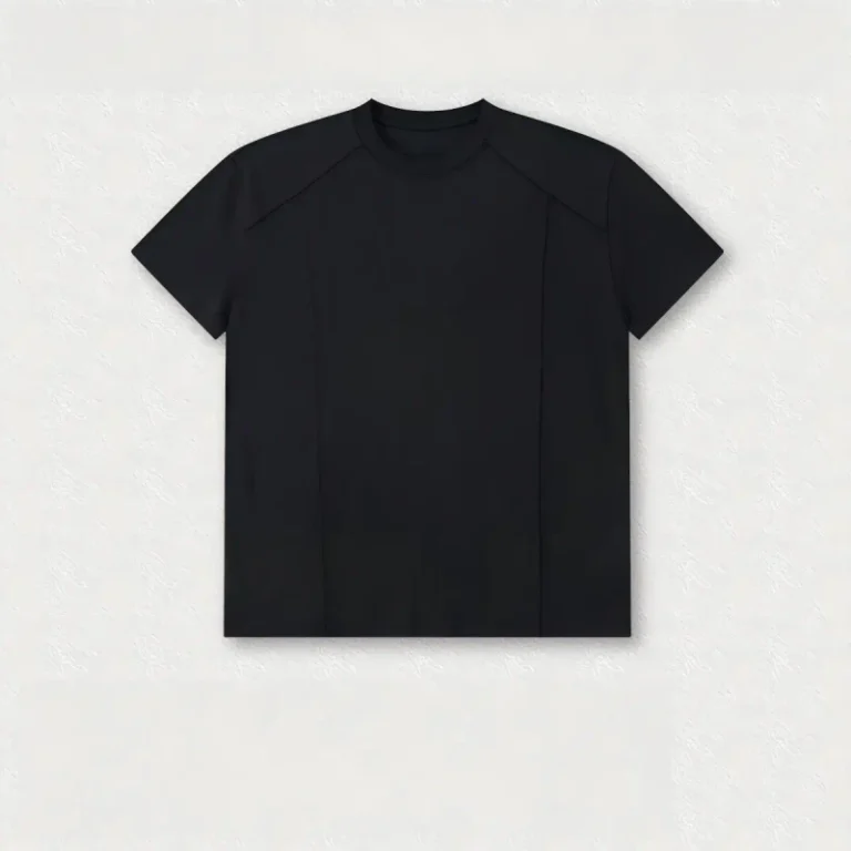 Mens-Oversized-Crew-Neck-T-Shirt-Customizable-Soft-Fabric-Structural-Stitching-Multi-Season-Daily-Casual-Top-1