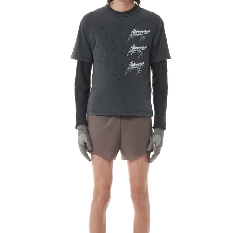 Mens-Oversized-T-Shirt-Organic-Cotton-Knitted-Sporty-Acid-Wash-New-Breathable-Loose-Fit